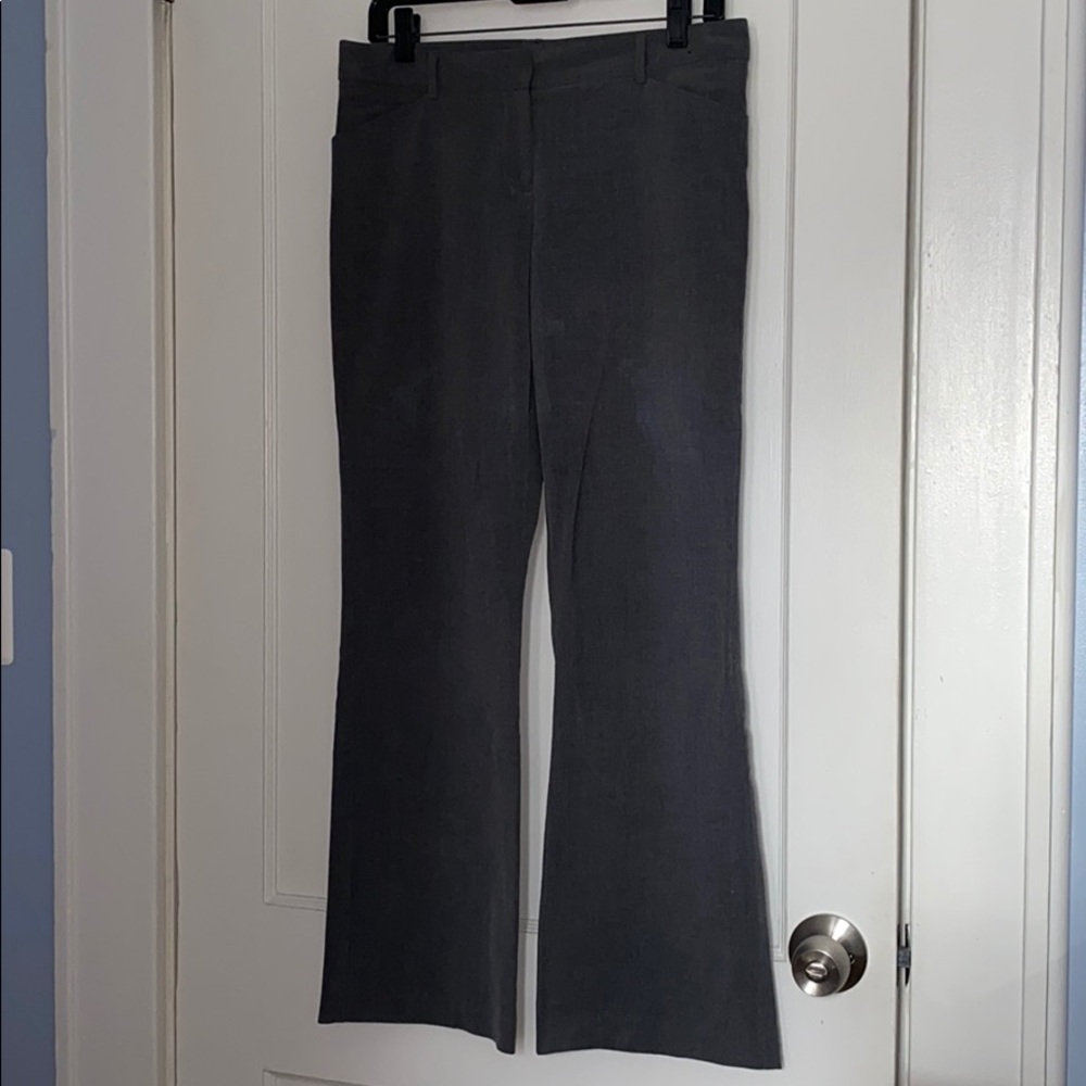 Gray boot cut juniors dress pants - Picture 1 of 4